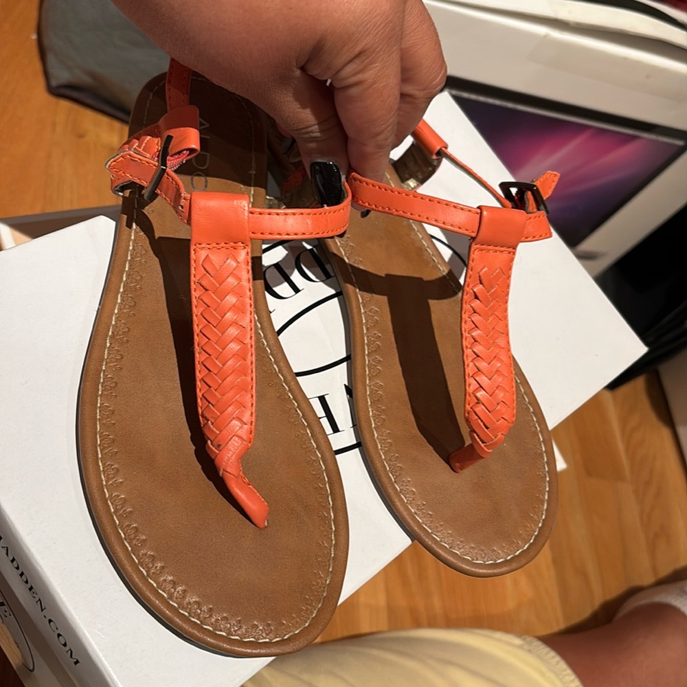 Aldo orange sandal